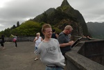 Calvin on Nuuanu pali lookout